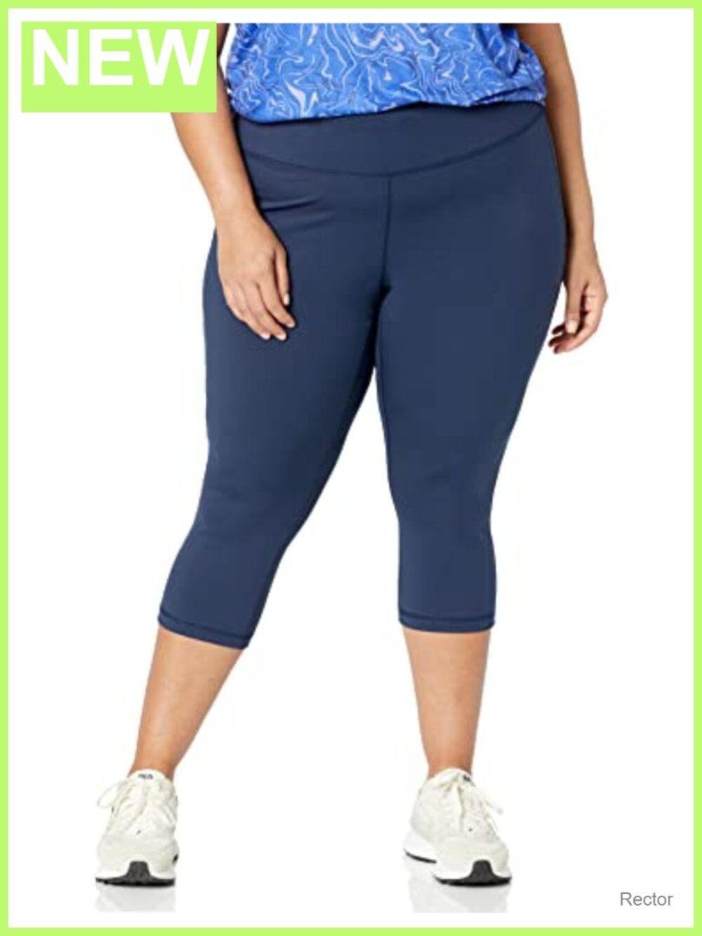 High Waisted Cropped Workout Capri Leggings - Sculpt Compression Active